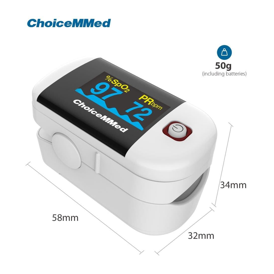 เครื่องวัดออกซิเจน CHOICEMMED รุ่น MD300C22
